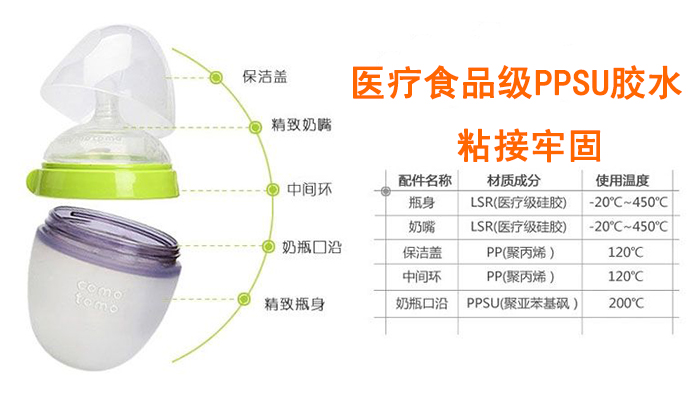 液體硅膠粘PPSU膠水